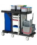 Acasa - Cărucior de Curățenie Profesional ArliPlus® M86 - Organizare Impecabilă ⏳, Igienă Maximă 🦠, Flexibilitate Ridicată 🔄 - arli.ro