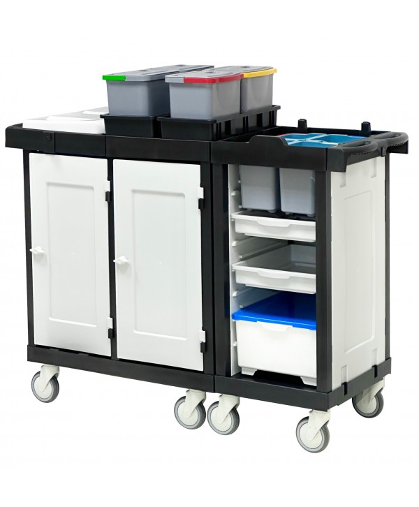 Acasa - - 🛠️ Cărucior de Curățenie Modular ArliPlus® M126 – Organizare Avansată și Siguranță Profesională - arli.ro