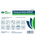  Prosoape de hartie - Prosoape de hartie rola Autocut ArliSoft®, 2 straturi, 100% celuloza, 150 metri, 600 portii, pachet 6 role - arli.ro