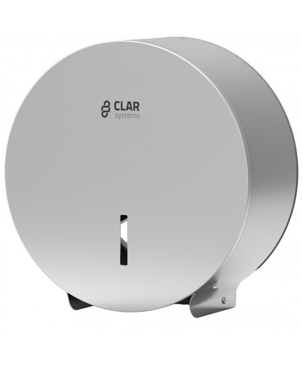  Dispensere hartie igienica - - Dispenser Hârtie Igienică Jumbo din Inox Clar Systems – Soluție premium pentru igienă profesională în spații intens circulate - arli.ro