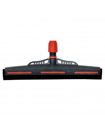  Acasa - Racleta rosie pentru indepartat lichide de pe pardoseli, lama din spuma poliuretanica 45 cm, fixare cu filet / clema Kentucky - arli.ro