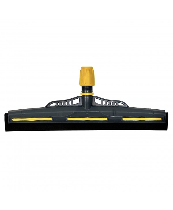 Acasa - - Racleta galbena pentru indepartat lichide de pe pardoseli, lama din spuma poliuretanica 45 cm, fixare cu filet / clema Kentucky - arli.ro
