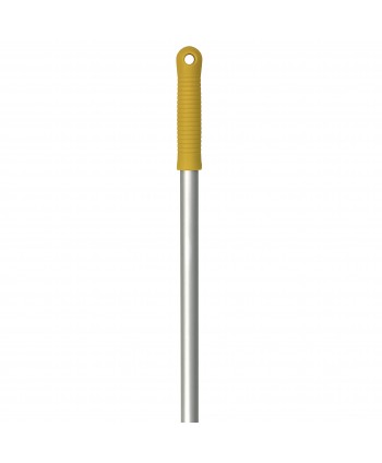 Maner Profesional din Aluminiu pentru Mopuri Compatibil cu Sistemele de Fixare cu Clema, Lungime 140 cm, Manson Galben