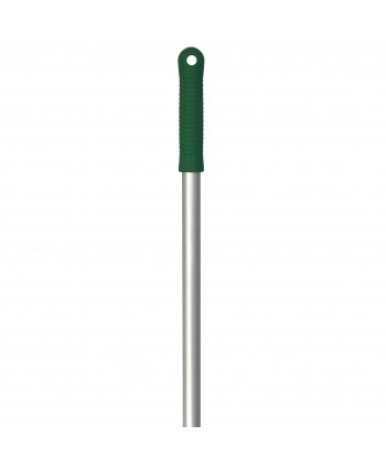 Maner Profesional din Aluminiu pentru Mopuri Compatibil cu Sistemele de Fixare cu Clema, Lungime 140 cm, Manson Verde