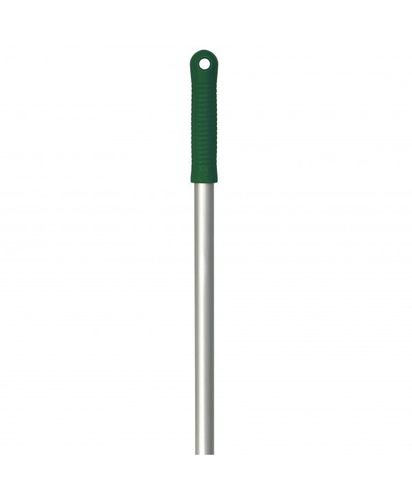 Maner Profesional din Aluminiu pentru Mopuri Compatibil cu Sistemele de Fixare cu Clema, Lungime 140 cm, Manson Verde Maner Profesional din Aluminiu pentru Mopuri Compatibil cu Sistemele de Fixare cu Clema, Lungime 140 cm, Manson Verde