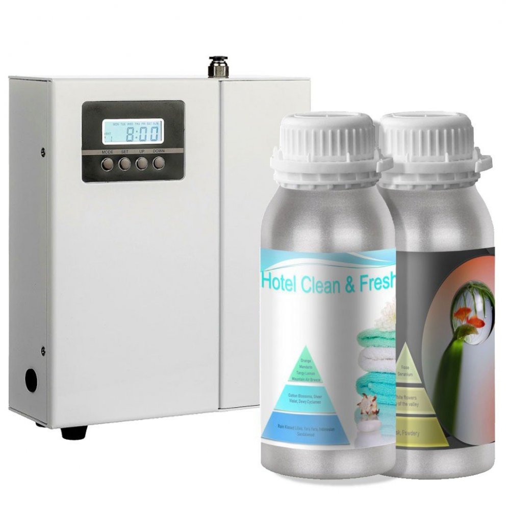 Pachet Difuzor Profesional de Uleiuri Esentiale ArliScent  + Hotel Clean & Fresh Linen 500ml + Vitality Air 500ml