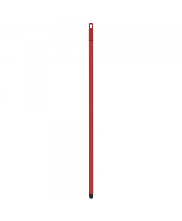 Materiale de curatenie - - Mâner metalic ergonomic pentru mopuri, mături și raclete, 120 cm, Roșu – Compatibilitate universală și igienă garantată 🔴 - arli.ro
