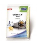 Lavete din microfibra - Pachet de 5 Lavete Universale Parfumate Stella – Curățenie Eficientă și Prospețime de Lămâie - arli.ro