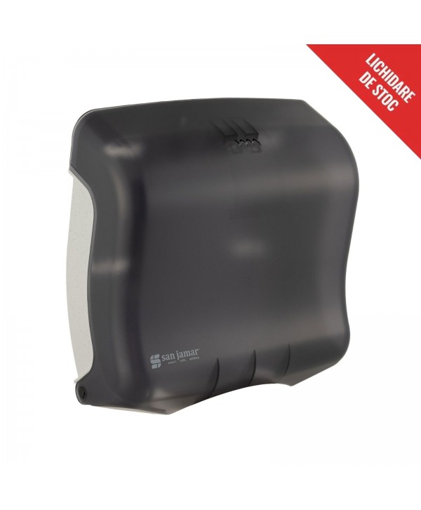 Dispensere prosoape hartie - - Dispenser Prosoape Pliate San Jamar Ultrafold U.S.A., Negru Transparent, Sustenabil, Eficient, Durabil - arli.ro