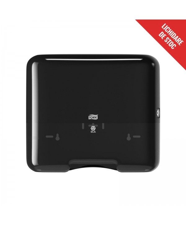 Acasa - - Dispenser prosoape hartie pliate, mini negru, sistem Tork H3, cod 553108 - arli.ro