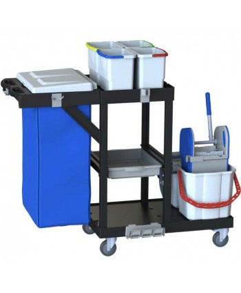  Acasa - Cărucior de Curățenie Modular ArliPlus® M640 – Soluție Profesională cu Sac de 120L pentru Spații Mari - arli.ro