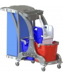 Carucioare de curatenie - Cărucior de curățenie profesional ArliPlus® Hercules 2 – design modern și funcționalitate avansată - arli.ro
