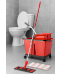 Acasa - Set Curățenie Profesională ArliPlus® Roșu – Igienă Superioară pentru Grupuri Sanitare 🚻 - arli.ro