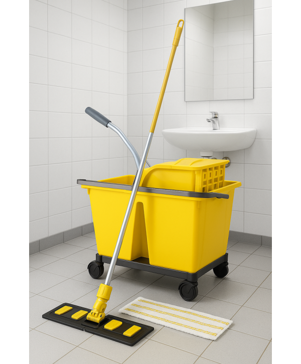 Acasa - - Set Curățenie Profesională ArliPlus® Galben – Curățare Eficientă a Suprafețelor din Băi 🚿 - arli.ro