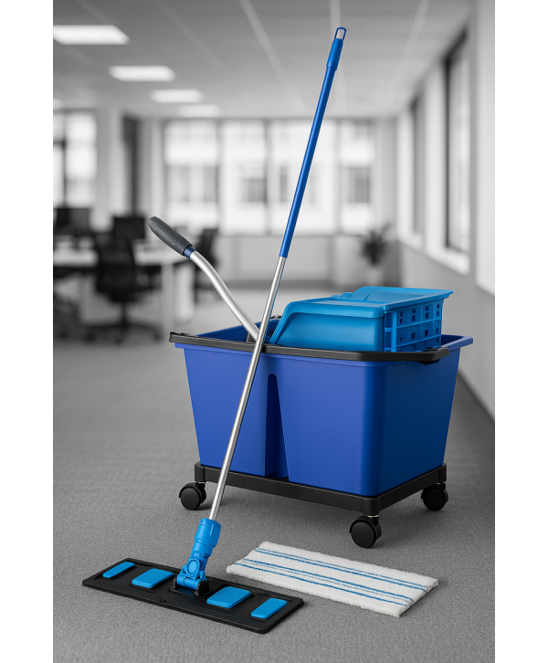 Acasa - - Set Curățenie Profesională 🇪🇸 ArliPlus® Albastru – Igienizare Rapidă pentru Birouri și Spații Administrative 🏢 - arli.ro