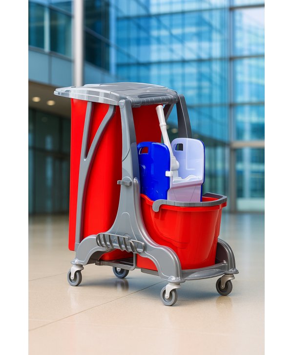 Cărucior de curățenie ArliPlus® Hercules 1 – eficiență, durabilitate și design profesional Cărucior de curățenie ArliPlus® Hercules 1 – eficiență, durabilitate și design profesional