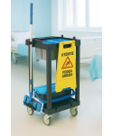 Acasa - Cărucior de Curățenie ArliPlus® M21 – Flexibilitate, Organizare și Igienă Profesională 🏫♻️ - arli.ro