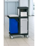 Carucioare pentru cameriste - Cărucior Multifuncțional pentru Hotel 🏨 ArliPlus® M970 – Organizare, Eficiență și Sustenabilitate - arli.ro