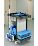 Acasa - Cărucior de Curățenie ArliPlus® M34 – Eficiență Maximă pentru Igienizarea Saloanelor de Spital 🏥 - arli.ro