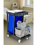 Acasa - Cărucior de Curățenie ArliPlus® M32 cu 2 galeti de 22 L si presa de stors, sac pentru rufe sau deseuri de 120 L - arli.ro