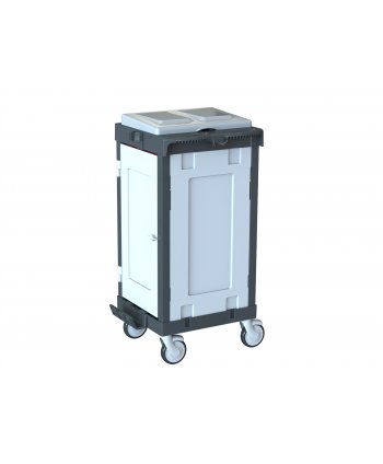 Cărucior Lenjerie ArliPlus® M18 – Colectare Discretă și Igienică în Format Complet Închis