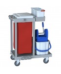 Acasa - Cărucior de Curățenie ArliPlus® M423 – Colectare eficientă și organizare inteligentă în spații profesionale - arli.ro