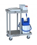 Acasa - Cărucior de Curățenie ArliPlus® M423 – Colectare eficientă și organizare inteligentă în spații profesionale - arli.ro