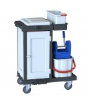 Acasa - Cărucior de Curățenie Profesional ArliPlus® M424 – Igienă Completă și Organizare Superioară - arli.ro