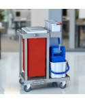 Acasa - Cărucior de Curățenie ArliPlus® M423 – Colectare eficientă și organizare inteligentă în spații profesionale - arli.ro