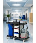 Acasa - Cărucior de Curățenie Profesional ArliPlus® M82 – Modular 🔄, Eficient 🚀 și Sustenabil 🌍 - arli.ro