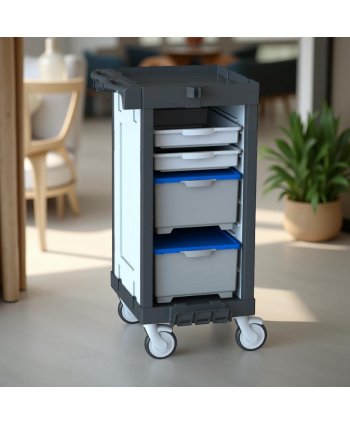 Cărucior Alimentare Minibar🧊 ArliPlus® M102 - Compact, Eficient și Extrem de Silențios pentru Servirea Camerelor