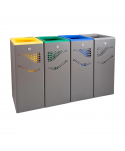  Acasa - ♻️ Coș Colectare Selectivă  4 x 40L – Ultra Rezistent la Vandalism, Intemperii și Coroziune, fabricat în Spania, Garanție 10 ani - arli.ro