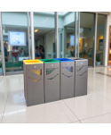  Acasa - ♻️ Coș Colectare Selectivă  4 x 40L – Ultra Rezistent la Vandalism, Intemperii și Coroziune, fabricat în Spania, Garanție 10 ani - arli.ro