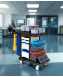 Acasa - Cărucior de Curățenie ArliPlus® M43 – Soluția Profesională pentru Igienizare și Uz Medical 🏥♻️ - arli.ro