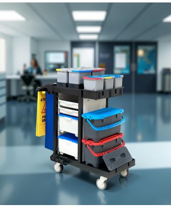 Cărucior de Curățenie ArliPlus® M43 – Soluția Profesională pentru Igienizare și Uz Medical