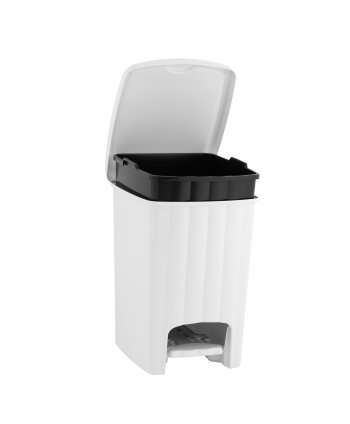 Coș de Gunoi 20L cu Pedală și Capac 🇮🇹 White – Design Compact și Igienă Fără Compromisuri
