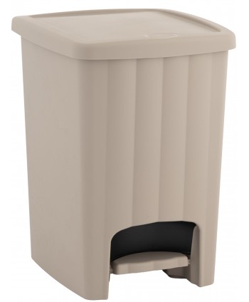  Acasa - Coș de Gunoi 20L cu Pedală și Capac, Cappuccino – Design Elegant și Igienă Fără Compromisuri - arli.ro