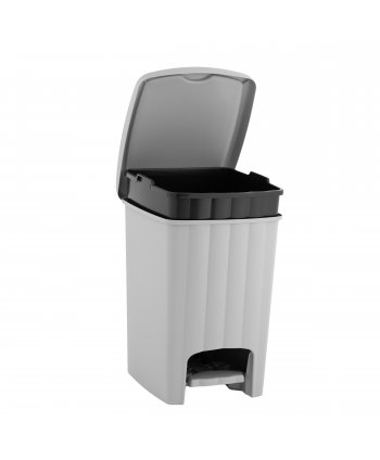 Coș de Gunoi 20L cu Pedală și Capac 🇮🇹 Grey Stone – Design Compact și Igienă Fără Compromisuri