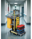 Acasa - Cărucior de curățenie profesional ArliPlus® M500 – soluția ideală pentru igienizare avansată în spatii mari - arli.ro