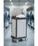  Acasa - Cărucior Lenjerie 🧺 ArliPlus® M18 – Colectare Discretă și Igienică în Format Complet Închis - arli.ro