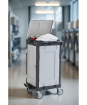  Acasa - Cărucior Lenjerie 🧺 ArliPlus® M18 – Colectare Discretă și Igienică în Format Complet Închis - arli.ro
