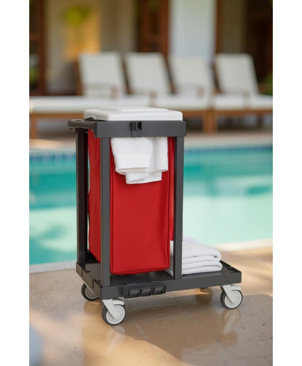 Cărucior Lenjerie ArliPlus® M19 – Colectare igienică și platformă multifuncțională pentru accesorii Cărucior Lenjerie ArliPlus® M19 – Colectare igienică și platformă multifuncțională pentru accesorii