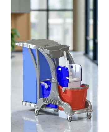Cărucior de curățenie profesional ArliPlus® Hercules 2 – design modern și funcționalitate avansată