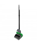 Produse de curatenie profesionale - Set matura si faras profesional cu coada inalta reglabila pe inaltime, capac rabatabil, lamela cauciuc, verde, cf cod culori UE - arli.ro