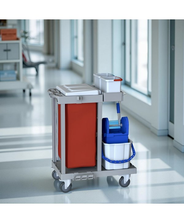 Cărucior de Curățenie ArliPlus® M423 – Colectare eficientă și organizare inteligentă în spații profesionale Cărucior de Curățenie ArliPlus® M423 – Colectare eficientă și organizare inteligentă în spații profesionale