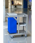 Cărucior Deservire Zona Food ArliPlus® M115 - Soluția Profesională pentru Debarasare Mese 🍽️ în Restaurante și Cantine - arli.ro