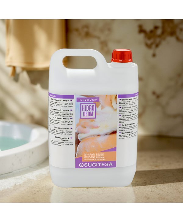 Săpun Cremă Profesional & Gel de Duș 💎 Tensogen Hidroderm 5L - Igienă, Hidratare și Protecție pentru Piele și Păr