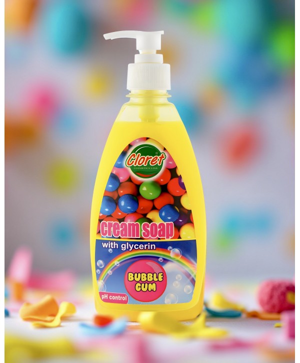 Dozatoare de sapun - - Săpun Lichid Bubble Gum 500 ml – Curățare Eficientă și Hidratare Delicată - arli.ro