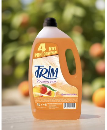 Săpun Lichid Delicat - Trim Primavera Piersică 4L | Curățare și Hidratare Zilnică