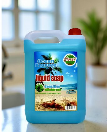 Săpun Lichid Ocean Breeze cu Aloe Vera - 5L | Prospețime Marină și Îngrijire Delicată pentru Piele Sensibilă